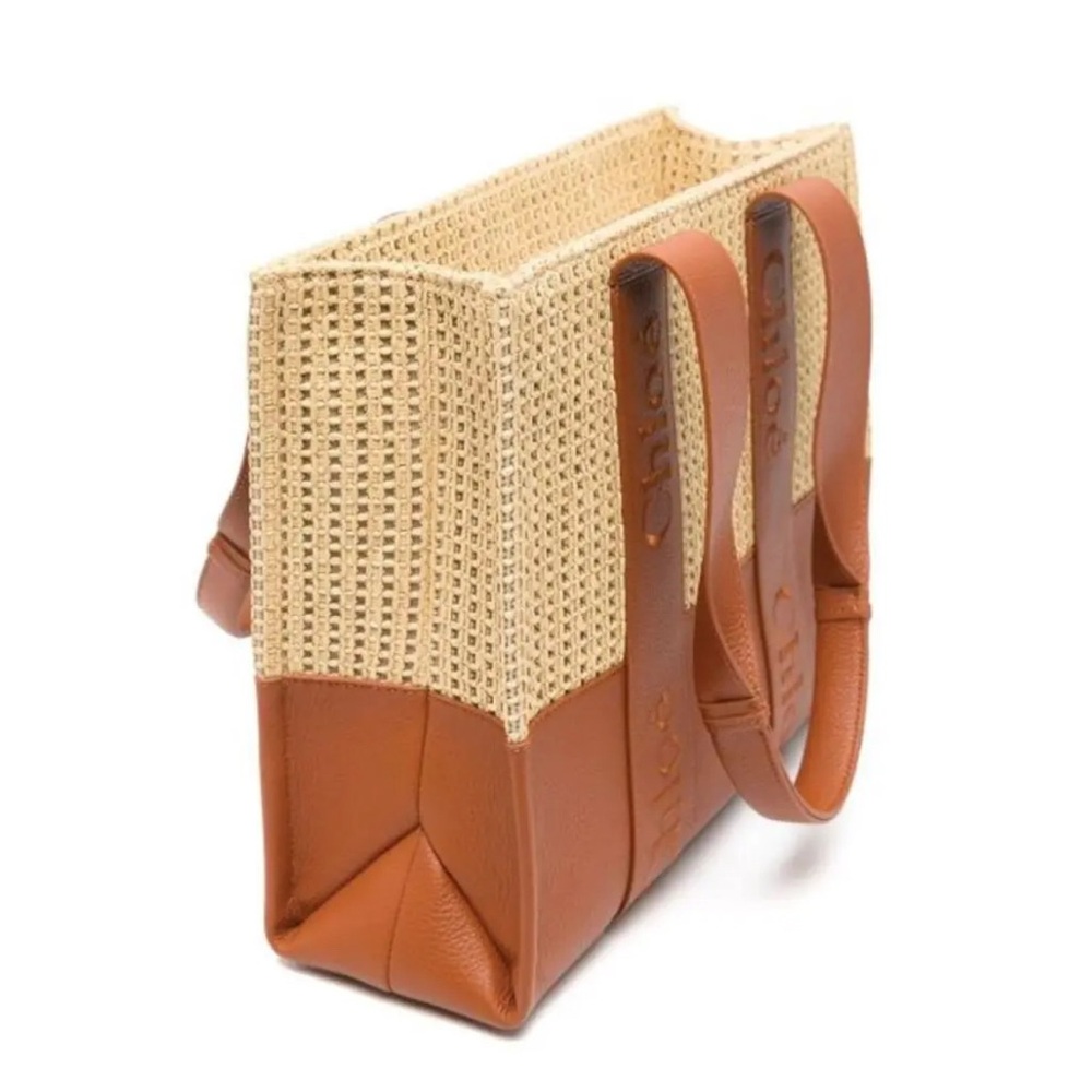 Chloe Woody Tote Bag Large - Picture 4 of 5
